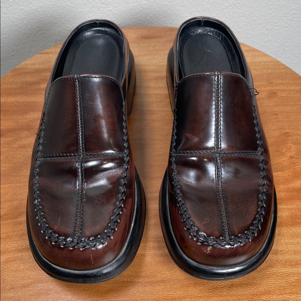 Dansko Patchwork Clogs Mules Comfort Leather Slip… - image 5